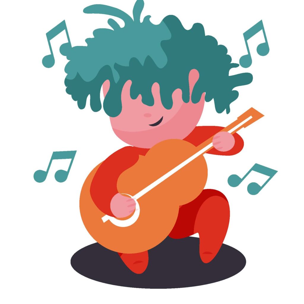 Actividad extraescolar de guitarra Moviendoficha