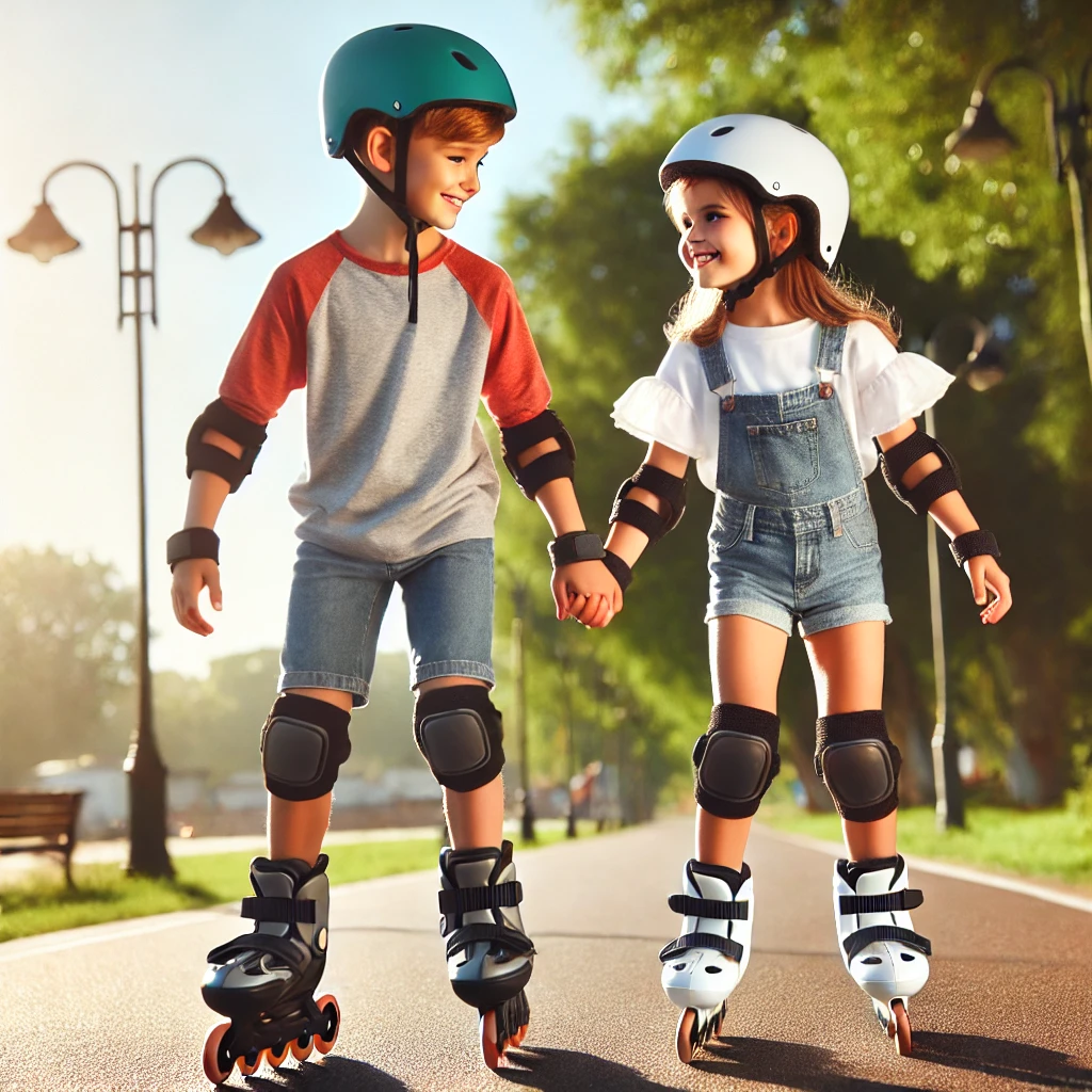 Material para hacer la actividad extraescolar de patinaje