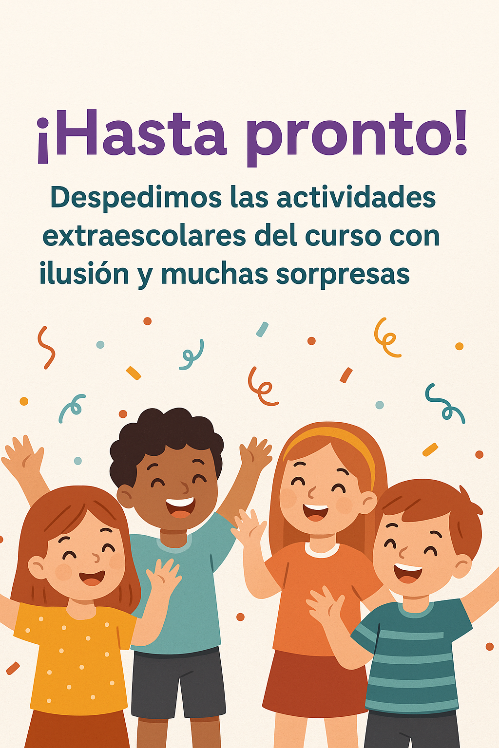 Final de curso. Despedimos las actividades extraescolares