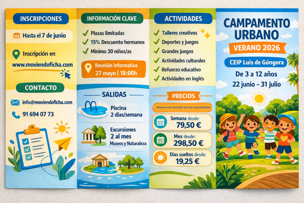 campamento urbano Leganés 2026